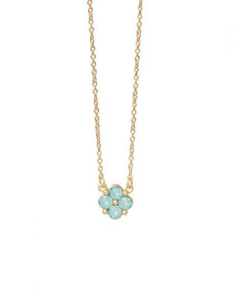 Spartina Necklace - Blessed/Sea Foam Clover