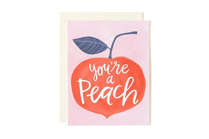 Greeting Card - Your a Peach