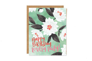 Greeting Card - Lovely Floral Birthday