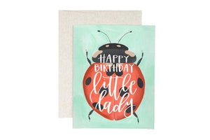 Greeting Card - Ladybug Birthday