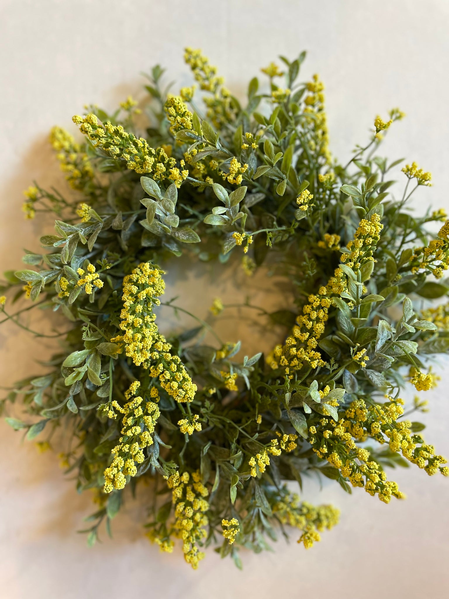Candle Ring/Wreath - Yellow Sweetspire