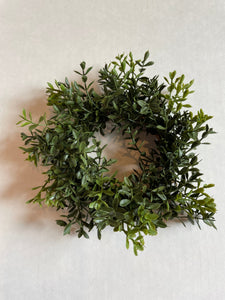 Candle Ring/Wreath - Boxwood