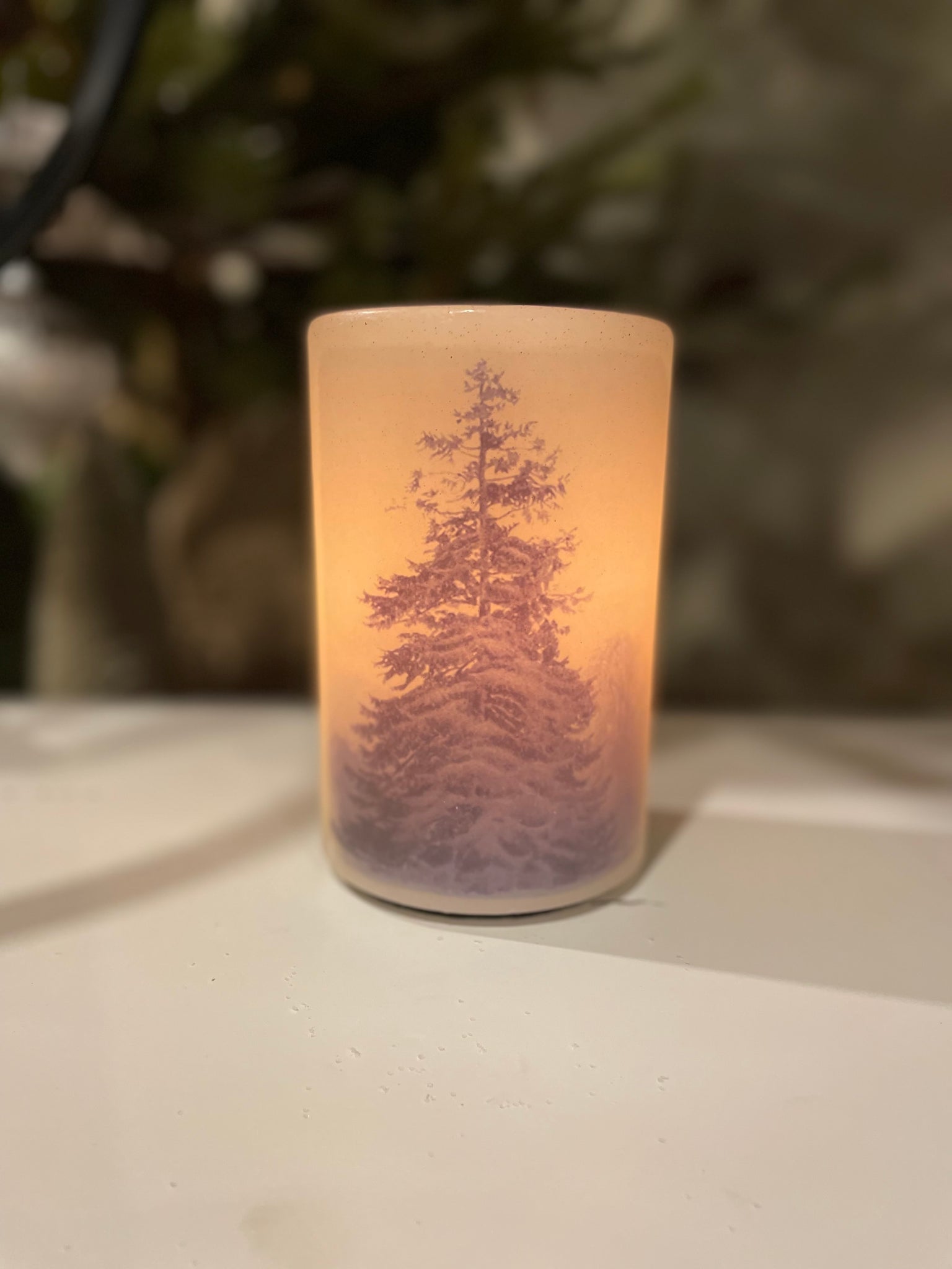 Candle Sleeve - Large Navy Spruce