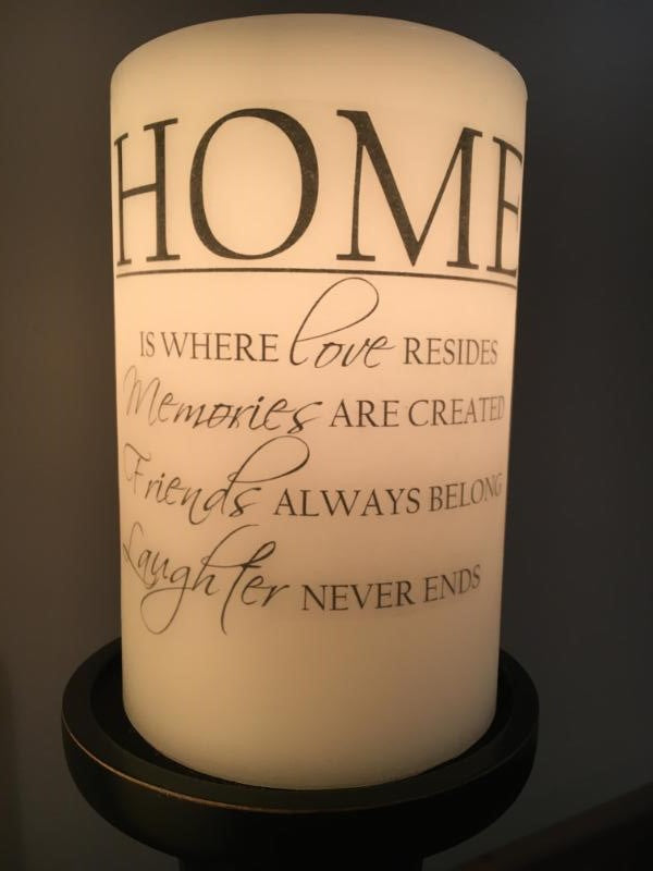 Candle Sleeve - Home - Vanilla