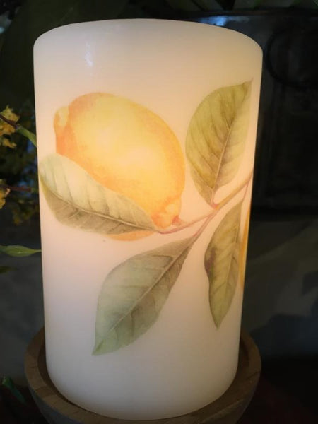 Candle Sleeve - Lemons
