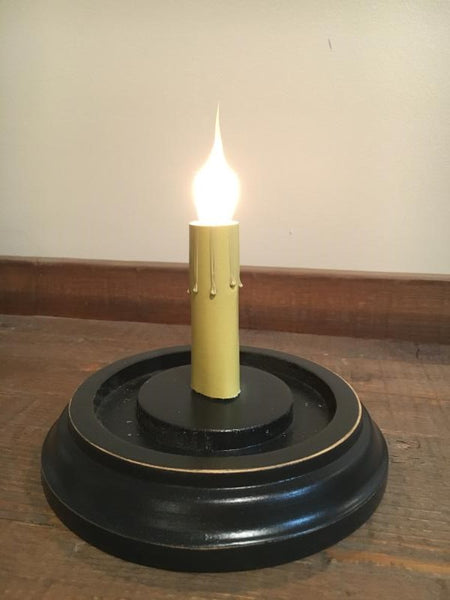 Electric Candle Base - Flat Round