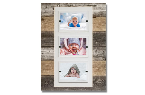 Picture Frame - Triple 4" x 6"
