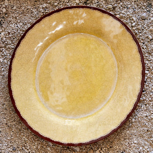 Antiqua Oval Platter - Mustard