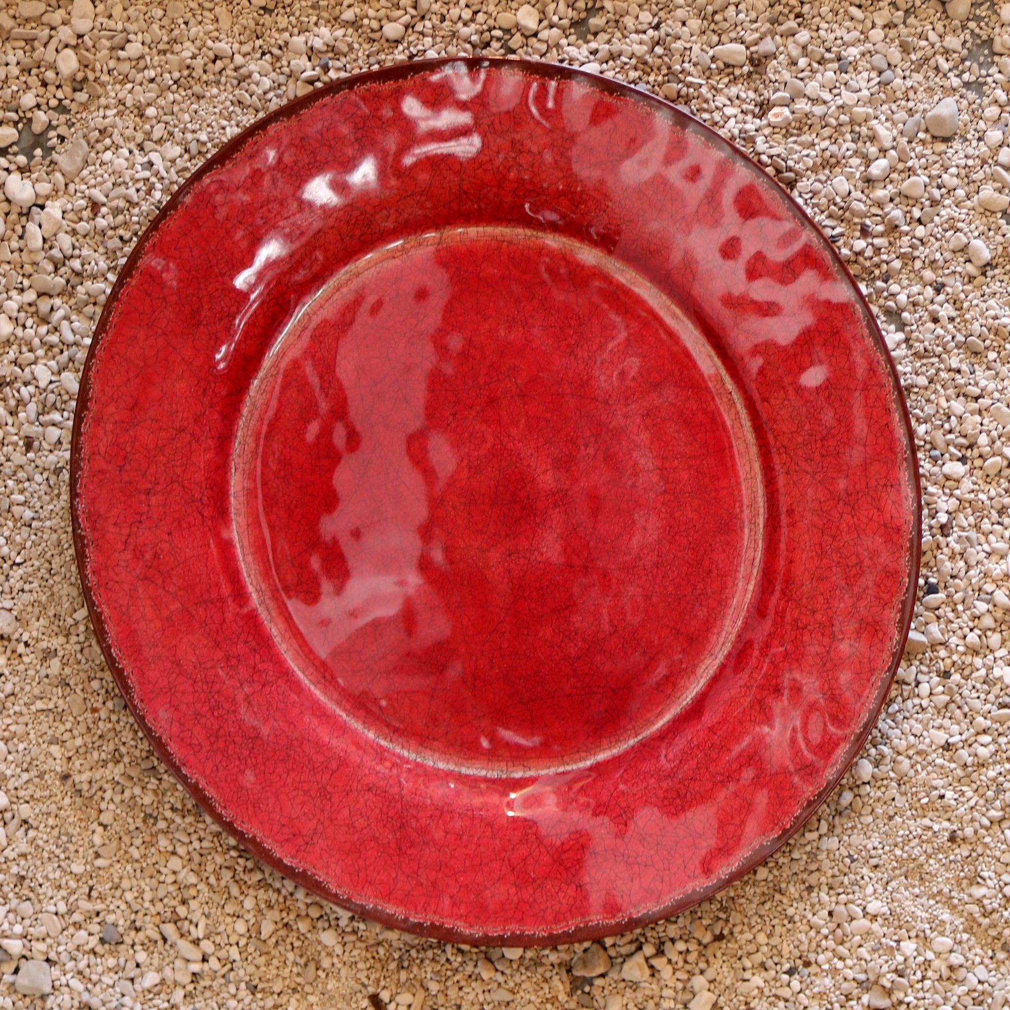Antiqua Oval Platter - Red