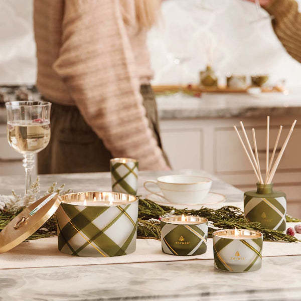 Frasier Fir - Frosted Plaid Reed Diffuser