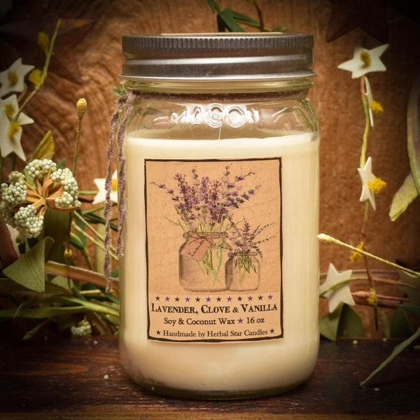 Lavender, Clove and Vanilla - Candle