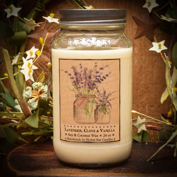 Lavender, Clove and Vanilla - Candle
