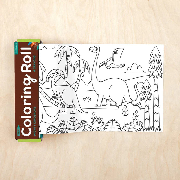 Coloring Roll - Mighty Dinosaurs