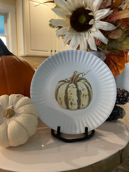 Melamine Plates - Appetizer - Set of four assorted fall